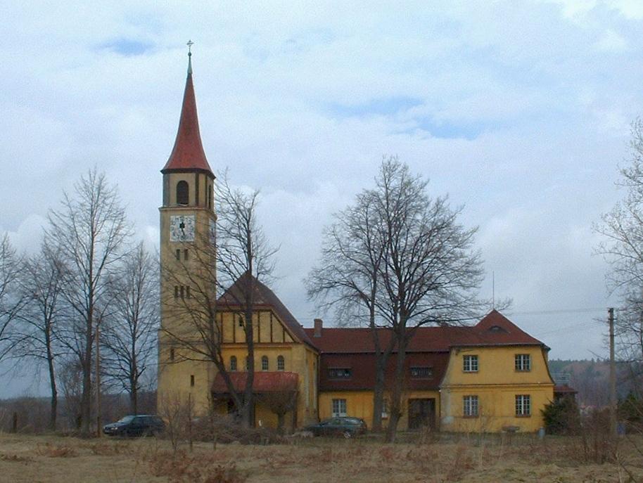 evangelický kostel v Novém Městě pod Smrkem